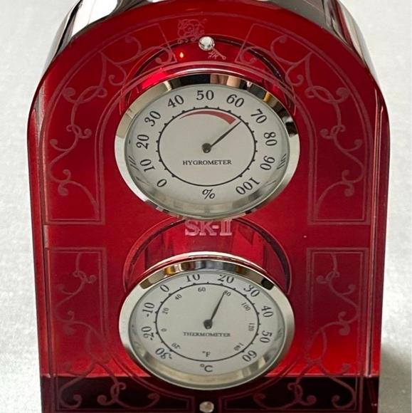 ❤️ SK-II SK2 Crystal Thermometer and Hygrometer clock - Picture 7 of 8
